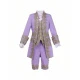 Embroidered Prince Dress Purple