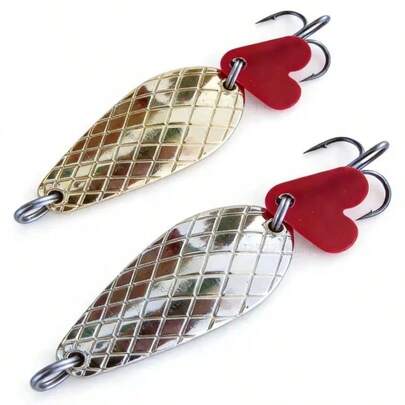 1 pieza/Lote Cuchara de pesca Cebo 8g Cebo duro de pesca Cebo de pesca con lentejuelas Señuelo Wobbler Accesorios de pesca