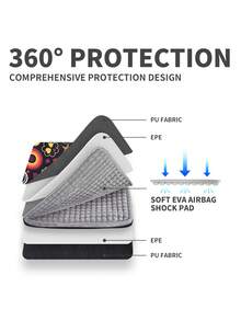 Shockproof Notebook Protection Bag Printing PU Laptop Sleeve Compatible With MagicBook GalaxyBook - View 4