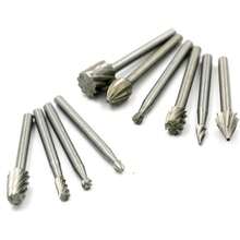 10-Piece HSS Titanium Router Bit Set For Routing, Rotary Milling, File Cutter, Wood Carving, Carving Knife, Cutting Tool Accessories AVHQ - 1 - View 4