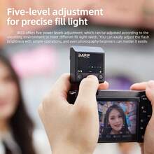 Godox The IM22 Flash Is A Compact, Hot-Shoe Mount Universal Camera Flash With Five Adjustable Levels For Precise Fill Light. Its Small, Convenient Design Makes It Ideal For Outdoor Shooting, Photography, Portraiture, And Mirrorless Cameras. - View 3