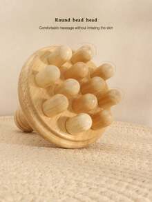1/2/3件套木制蘑菇按摩工具套装，手动木制按摩刮痧板，缓解肌肉紧张，局部刮痧瘦身，适用于全身 - 木製按摩器 - 查看 5