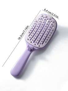 1支折叠式自清洁发梳。一梳即可轻松去除碎发，顺滑不拉扯。方便携带，干湿两用。适用于直发和卷发。 - 彩色 - 查看 12