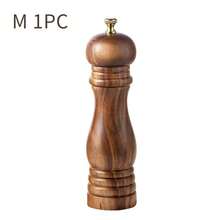 1个/2个/3个装胡椒研磨器，红木胡椒研磨器，厨房木制胡椒盐研磨器 - 查看 11