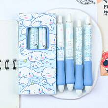 Hộp 4 bút bi gel màu hồng và trắng dễ thương - Có hình minh họa nhân vật, ngòi 0.5mm, thích hợp dùng cho văn phòng phẩm và trường học, quà tặng tuyệt vời cho học sinh, dụng cụ học tập | Thiết kế thú vị | Nhựa bền - Nhiều kiểu dáng - Xem 15