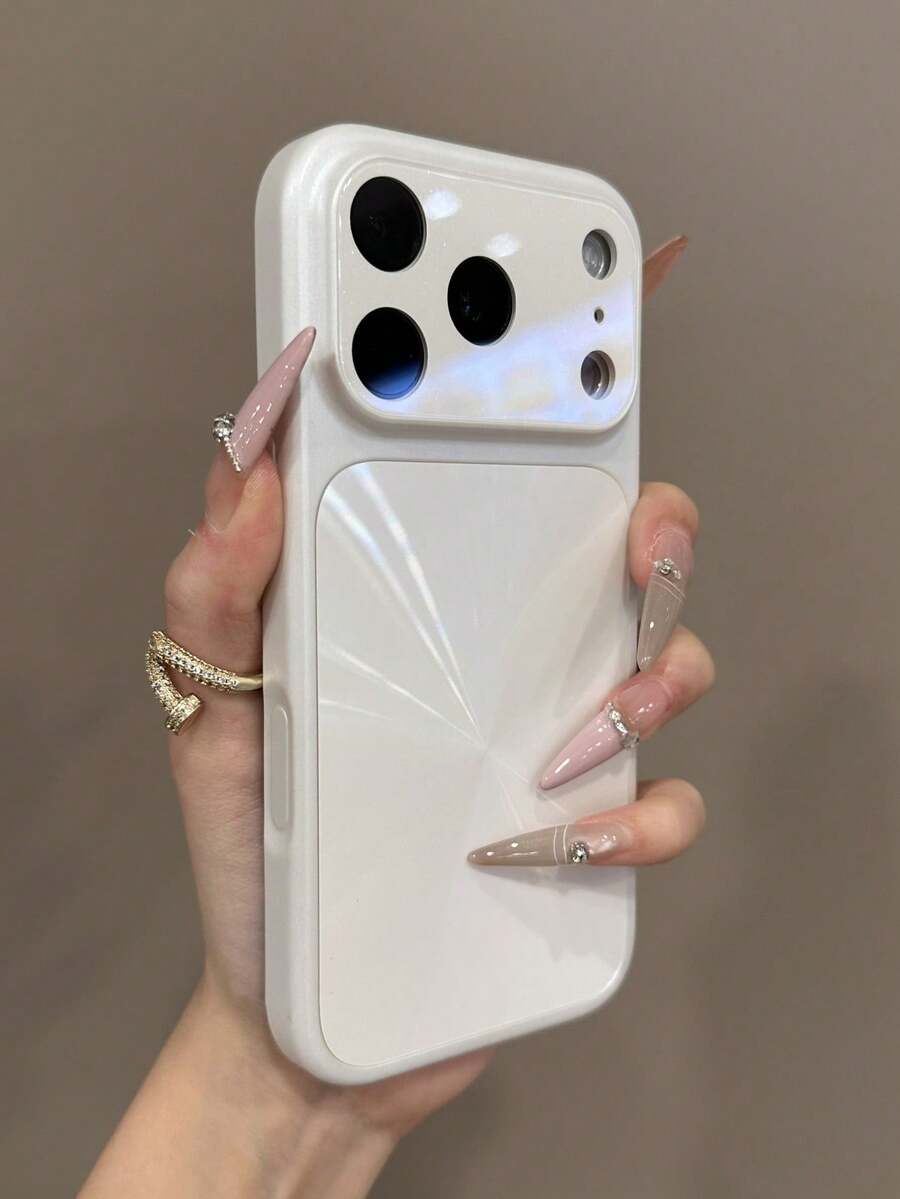 Ốp lưng điện thoại cao cấp lấp lánh hiệu ứng Aurora Laser, tương thích với iPhone 17 Pro Max, 17 Pro, 17, 16, 15, 14, 13 Pro Max, chống rơi vỡ, mềm mại và chống sốc.