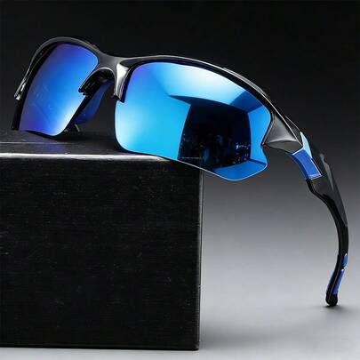 一副时尚半框眼镜，男女通用，适合摄影、派对、音乐节、演唱会等场合，是潮流人士和各种场合的理想礼物。