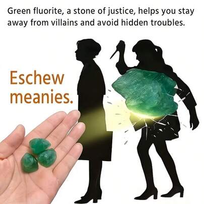 天然绿色矿石，有助于营造幸福的家庭和良好的人际关系——适合家庭主妇、职场人士以及任何需要驱邪避凶的环境。其不对称的形状由天然石英、天然矿物、灵性物品、摆锤、真水晶和灵性物品制成。