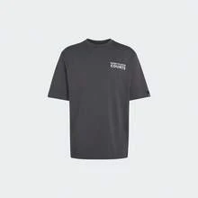 Adidas 男士 M VERB BADGE 短袖T恤，针织圆领T恤 TKB4890 - 灰色 - 查看 2