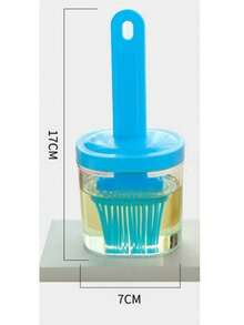 1pc Olive Oil Dispenser Bottle - Brush Cap 2-In-1, Silicone Oil Brush - Heat Resistant, No Shedding, For Cooking Food, Serving Dishes, Bread - Kitchen Tool - View 11