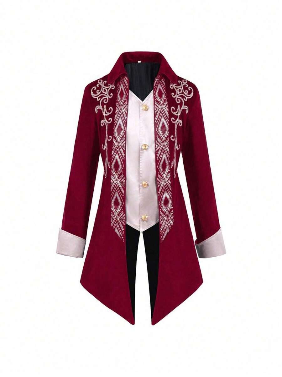 Men Cosplay Clothing - 24529 Gentleman's Tuxedo (Red) - View 1