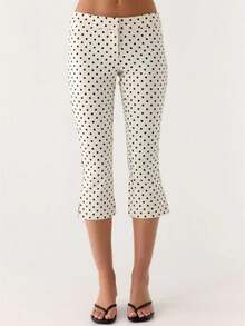 Capri Pants For Women Slim Fit Women's Capris Stretch Dressy Capris Pant For Summer Work Casual - 白色 - 查看 1