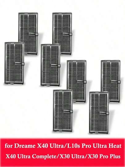 适用于 L40 Ultra AE4、L10s Pro Ultra Heat、L10s Ultra Gen 2、X40 Ultra Complete、X40 Master、L40 Ultra、X30 Ultra、Mova P50 Pro Ultra、E30 Ultra 吸尘器的 HEPA 过滤器更换配件