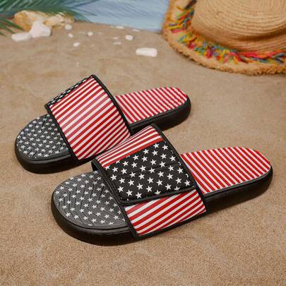 Pantuflas de verano para hombres, nuevas y sencillas, para usar en casa, con bloqueo de color, antideslizantes, resistentes a los olores y cómodas para usar en interiores y el baño