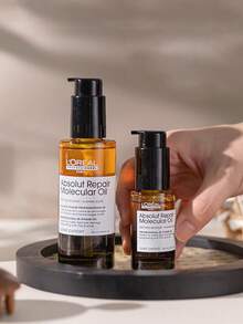 L'Oreal 巴黎欧莱雅专业美发极致修护脂质双相护发油，30毫升 - 赋予秀发光泽、强韧，并提供高达450°F的热保护。这款双相护发油能有效对抗长达两年的毛鳞片损伤，即刻赋予秀发长达100小时的亮泽和滋养。 - New - 30ml - 查看 6