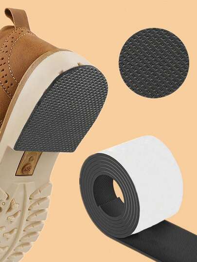 2-5 Rolls Non-Slip, Non-Noisy Shoe Sole Protector Pads, High Heels Noise Silencer Stickers, Self-Adhesive Shoe Hole Repair Accessories