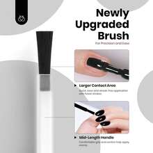 Beetles 15ml Hema Free Black Gel Polish – Silent Charm Audrey Color Long-Lasting Soak Off UV LED Glossy Manicure DIY Nail Art - 15Ml Hema-Free Silent Charm - 查看 7