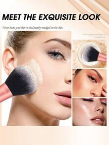 35PC Makeup Tools Set Including:18PCS Makeup Brush Set+3PCS Makeup Sponges+3PCS Mini Air Cushion Powder Puffs+3PCS Mini Makeup Sponges+3PCS Circular Powder Puffs+3PCS Mini Air Cushion Powder Puffs++1pc Makeup Brush Cleaning Tools+1pc Multi-Functional Zipper Toiletry And Cosmetic Bag Waterproof - Multicolor - View 10