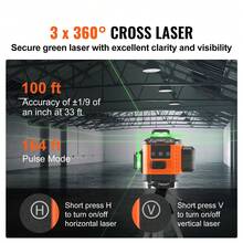Telemetri laser - 30 m (100 piedi), 12 linee - Visualizzare 2