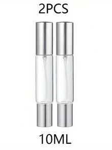 2个/3个装香水滚珠喷雾瓶 - 精油瓶 - 透明玻璃，可重复灌装喷雾瓶，便携式化妆品容器，多用途旅行香水瓶 - 彩色 - 查看 6