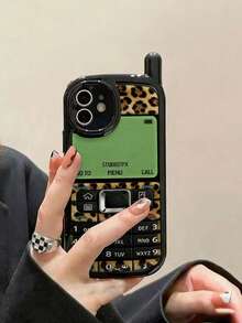 手机壳 1 件装 全新个性化大老板豹纹彩绘防摔手机壳，亮面彩绘软壳保护套，兼容 17 Pro/17 Air/17/17 Pro Max/16/11/16 Pro/16 Plus/16 Pro Max/16 e/15 Pro Max/13/14/12/11/P12 - 彩色 - 查看 3