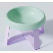 15° Tilted Anti-Vomiting Elevated Pet Feeding Bowl, High Stand Cat/Dog Bowl, Protective Neck & Spine Design, Non-Slip Wide Base, Plastic Material, Suitable For Cats & Small Dogs, Wet & Dry Food, Practical Pet Gift - 300ml - View 11