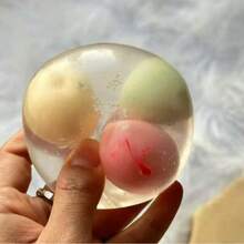1 món đồ chơi bóp hình quả bóng giòn đang thịnh hành nhất hiện nay, đồ chơi giảm căng thẳng có thể nặn được kèm dầu dừa, món quà hoàn hảo cho sinh nhật, ngày lễ, Halloween, Giáng sinh, game thủ, Lễ Phục sinh. - Nhiều màu - Xem 18