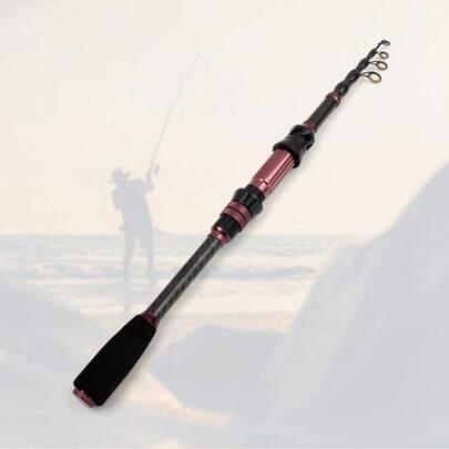 SEACHASER 1,8m-3,0m, Sintonización M, Caña de pescar portátil de mar, Fibra de carbono, Mango de EVA, Regalo para entusiastas de la pesca, Regalo para el Día del Padre y San Valentín