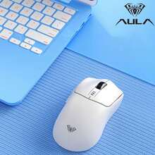 AULA SC580X Mouse, 12000 DPI, 1000Hz, 500mAh, 3 Modes (2.4GHz/Bluetooth/Wireless), Ergonomic Design, Suitable For Dota 2/Valorant/CSGO - View 4