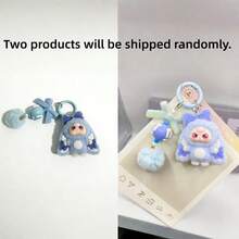 1 pièce Porte-clés poupée en peluche mignonne, porte-clés sphérique de style dessin animé avec un design mignon, pendentif pour sac de fille, accessoire à la mode, porte-clés de voiture rose, accessoires, statue douce et mignonne, le meilleur cadeau pour une amie, style personnalisé avec un charme féminin fort, cadeau d'anniversaire, cadeau de couple, pour la collection, l'affichage et le stockage, un souvenir indispensable. - Multicolore - Voir 13