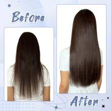 Hair Extensions Human Hair Chocolate Brown #4 Remy Human Hair Extensions Clip In Natural Hair Extensions Straight Hair Extensions - S4 - View 6