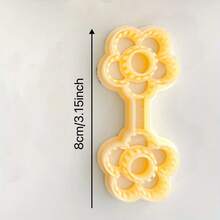Sewing Keychain Clay Cutter, Cat Paw Leather Keychain Clay Cutting Machine Sewing Keychain Polymer Jewelry Clay Cutter, Soft Pottery Jewelry DIY Mold - Yellow - View 7