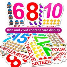 Irregular Recognition Of English Numbers And Letters Cognitive Cards, Early Learning Cards For Literacy Development, Enlightenment Education And Learning Materials - Multicolor - View 2