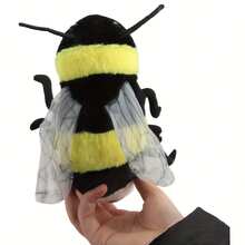 BLUESLEMON 2 Sizes Cute Bee Plush Doll Soft Candy Bee Stuffed Animal Doll, Polyester Fiber Material, Multi-Color, Perfect For Easter Home Decor And Holiday Gift For Young People, Insect, Plush Doll - Multicolor - View 7