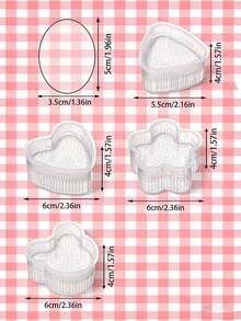 DIY Bento Molds, Sushi Molds, Rice And Vegetable Roll Molds, Creative Modeling Molds, Triangle Rice And Vegetable Roll Molds, Heart-Shaped Molds, Plum Shaped Molds, Bear Molds, Bread Molds, Baking Appliances - View 4