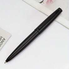 1 High-End Metal Pen, Luxurious, High-Quality, Elegant, Strong Sense Of Weight, Smooth Writing, Suitable For Offices, Holiday Gifts - Black - View 5