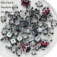 新款亚克力随机混色可爱手绘珠子DIY手链、手机链、包包挂件批发 - 彩色 - 查看 7