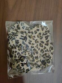 1pc Oversized Leopard Print Scrunchie, Soft Fabric Hair Tie, 15cm Diameter, Fashionable Hair Accessory, Essential For Daily Wear, Parties, Travel, Back To School, Limited Edition Hot Seller - Multiple Styles - View 15