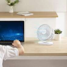 Ventilator de birou portabil alimentat prin USB, mini ventilator electric personal cu flux de aer puternic reglabil cu 3 viteze, ventilator USB silențios cu rotație la 360° pentru birou, dormitor, birou, călătorii, exterior, grădină, articole esențiale de călătorie, articole esențiale portabile, articole esențiale pentru plajă, sezonul absolvirii, ceremonia de absolvire, cadou de absolvire, cadou de absolvire, cadou de absolvire, cadou de absolvire, felicitări absolvent, felicitări absolvent, elev al școlii, terminarea școlii, petrecere de absolvire, articole esențiale pentru exterior, articole esențiale pentru călătorie, articole esențiale pentru drumeții, articole esențiale pentru camping, instrumente portabile, articole esențiale de vară, articole esențiale pentru vară - Multicolor - Vizualizare 5