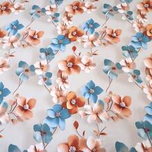 3件套3D立体印花卧室床单套装（1张床单+2个枕套），亲肤面料，含枕套，不含枕芯，家用床上用品套装，可机洗 - 桔然之間 - 查看 5