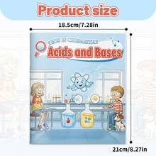 Acids & Bases Study Journal | Chemical Balance & Solutions Organizer, Lab Notes Notebook, Trending Academic Gift - Chemical - View 3