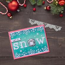 Creative Snowflake Lace Ball Dies, DIY Scrapbooking Album And Embossing Stencil, Greeting Card Making Tool, Card Paper Cutting Crafts ,Gift Card Making Template Die Cuts. - Silver - View 5