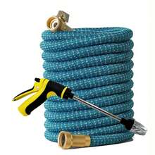 Garden Expandable Garden Hose 3/4 In. With 10Function Spray Nozzle Magic Hose Outdoor Garden Hose Water Hose 25FT-150FT - A - View 8