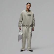 Jordan Men's AS M J FLT GFX FLC QZ Knitted Sweatshirt Sweatshirt IF1817-334 - Grey - View 6