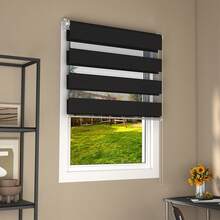CEEDIR Doppelrollo mit Lichtregulierung | Elastisches Rollo aus Aluminium und Polyester - 70 x 220 cm - Übersicht 11
