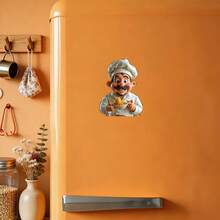 奶奶尼诺的爱之滋味：意大利厨师玩偶，配有蒸锅、粗面条、毛茸茸的帽子和竖起的大拇指——每一个微笑都为厨房带来小小的快乐 - B - 查看 5