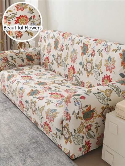 1件装极简弹力针织沙发套，北欧风格通用全包覆式沙发套，适用于酒店、办公室、家庭沙发，保护沙发免受污垢和刮擦，四季皆宜。