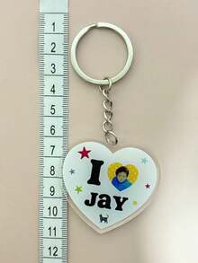 EN/HYPEN Fangoods Heart-Shaped Acrylic Keychain, High-Quality Cheerleading Accessory, Backpack Pendant, Gift For Friends - Multicolor - View 11