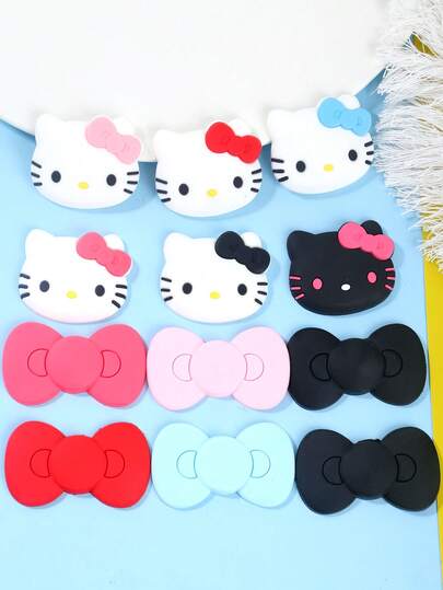 SANRIO 2/6pcs Charms For Jewerly Making, Cartoon Charms For Diy Phone Case, Water Cup, Earphone, Table Decoration, Birthday Gift Accessories