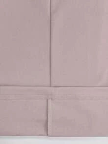 3件組女款休閒純色套裝：夾克/開襟衫 + 圓領無袖上衣 + 鬆緊腰直筒長褲，優雅風格 - 蒟蒻色 - 查看 6